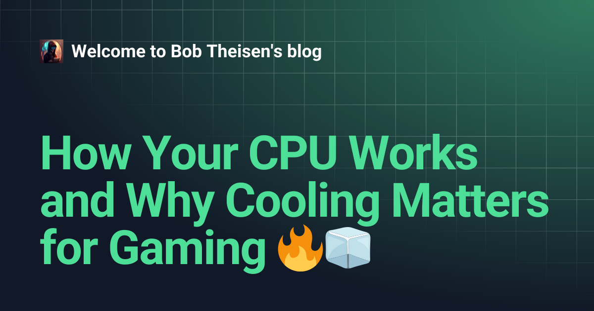 How Your CPU Works and Why Cooling Matters for Gaming 🔥🧊 | Welcome to ...